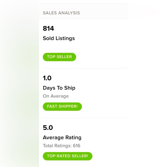 OVER 800 ITEMS SOLD! Five-Star🌟average rating🌟🌟🌟🌟🌟 - Picture 4 of 7